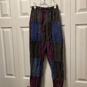 Patchwork Bohemian Joggers